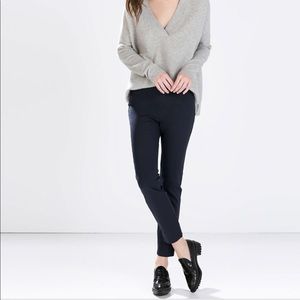 Zara skinny trousers w/ side zip